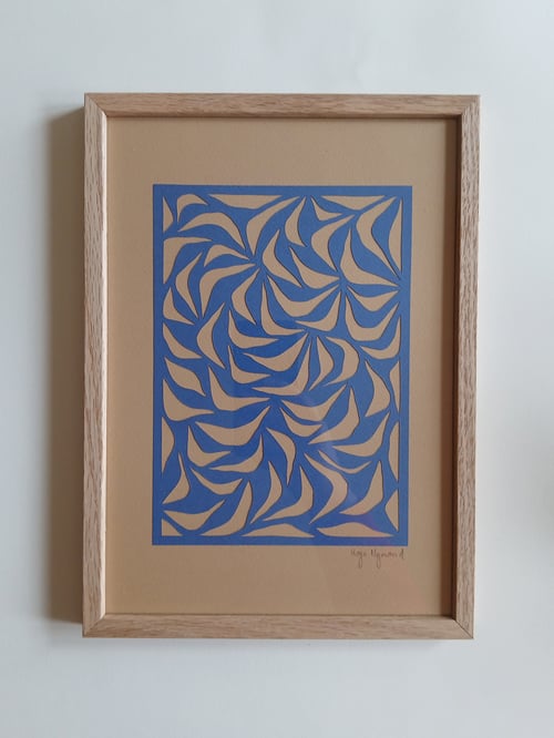 A4, papercut, indrammet 