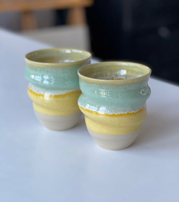 Kop, Cortado - spiral, gul/grøn