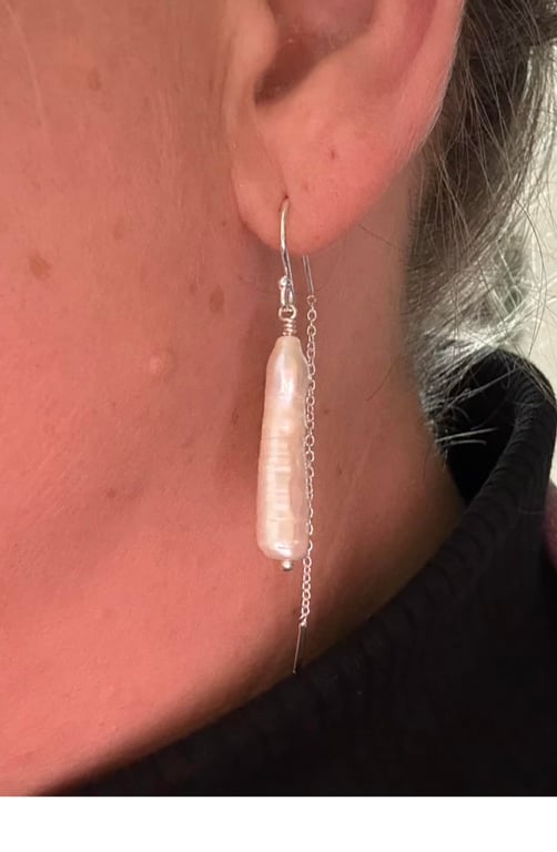 Linea - Øreringe (Sterling Sølv)