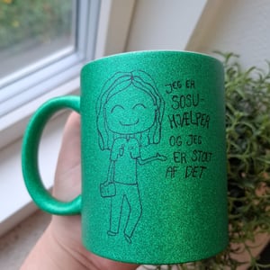 Krus: Jeg er SOSU-hjælper og jeg er stolt af det Grøn Glimmer – produktbillede