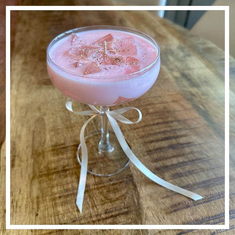 Pink lady cocktail billede 2