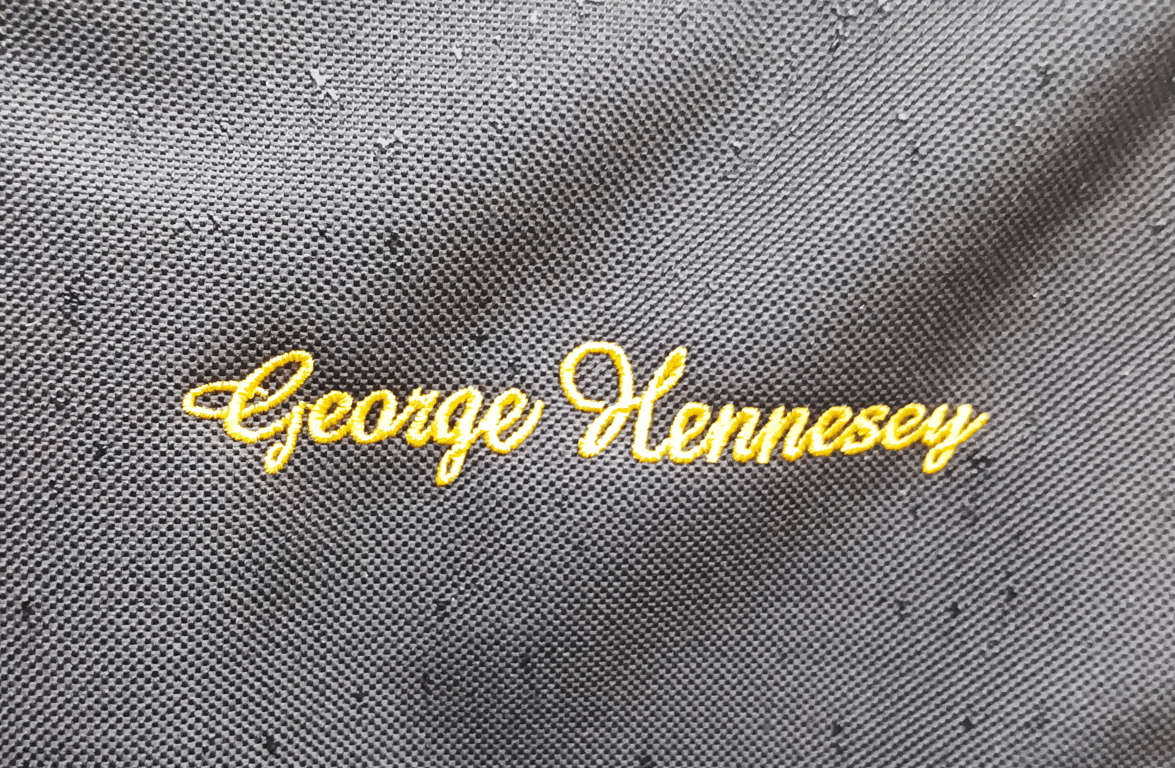 Trommetaske med "George Hennesay" billede 2