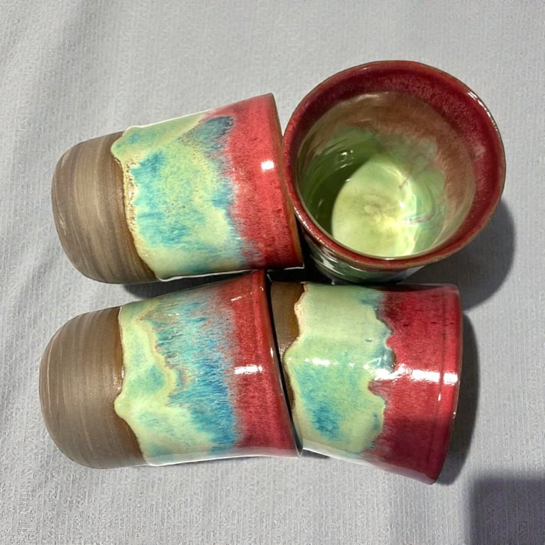 Tropisk – keramik krus i stentøj billede 2