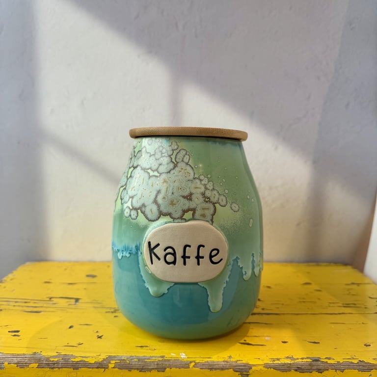 Kaffekrukke turkis (1L)
