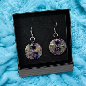 Blå Øreringe – produktbillede