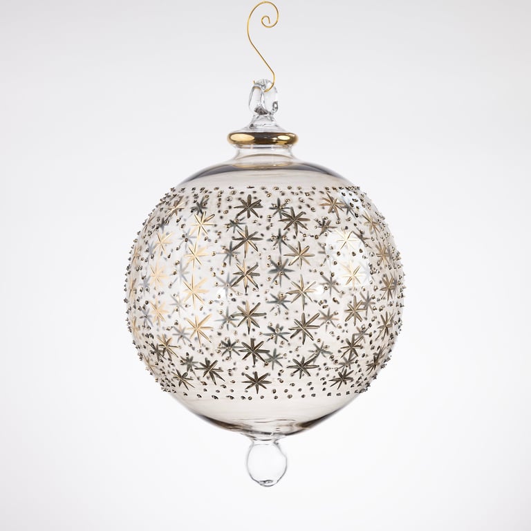 JULEKUGLE DESIGN 1003 COFFEE MED GULD billede 5