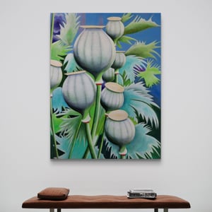 Valmuer - sommer luner © 100x75cm – produktbillede