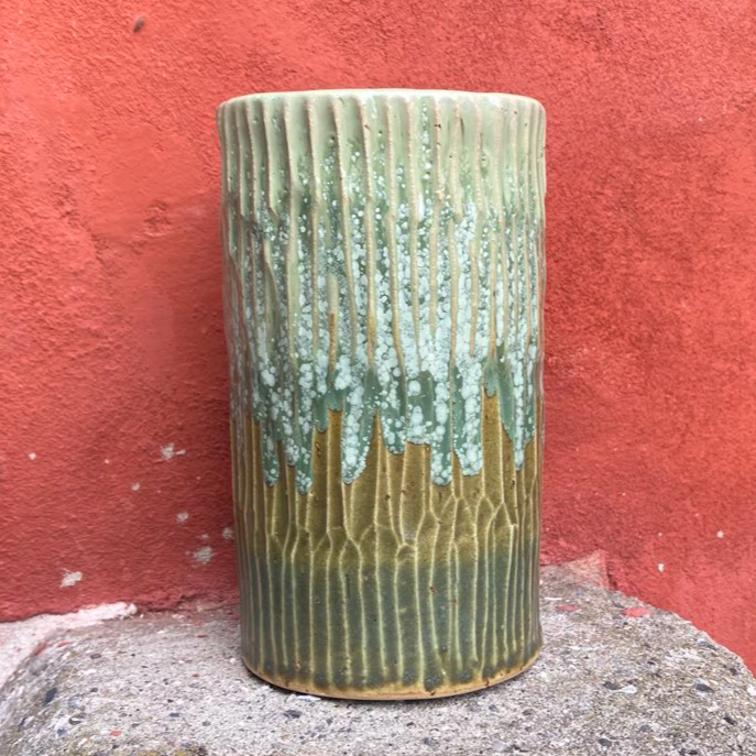 Facetskåret unika vase 