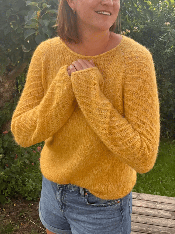 Elba Sweater - Strikkeopskrift PDF Dansk