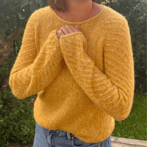 Elba Sweater - Strikkeopskrift PDF Dansk – produktbillede