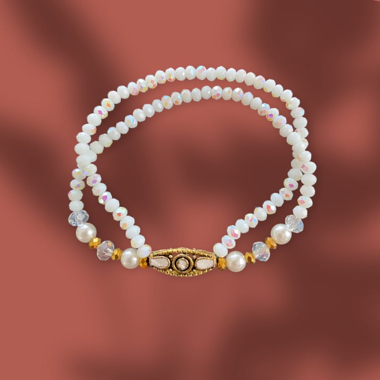 Hvidt Armbånd