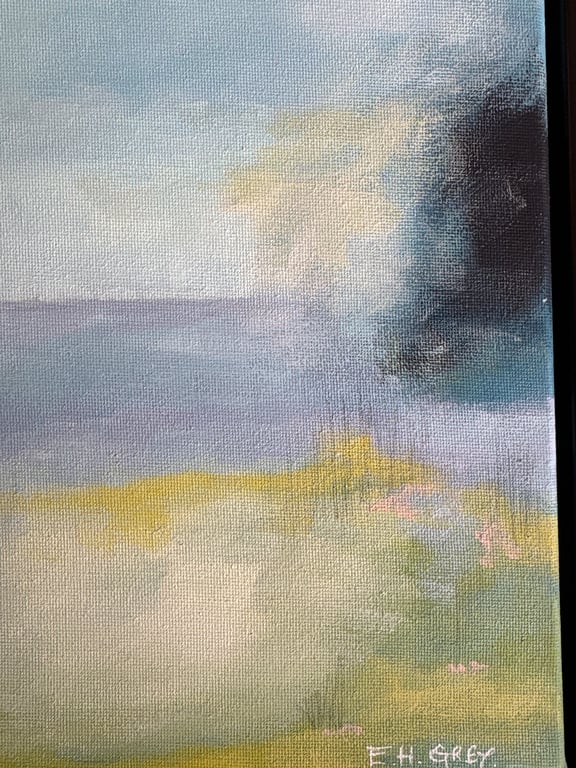 “Stilhed” maleri på lærred  billede 5