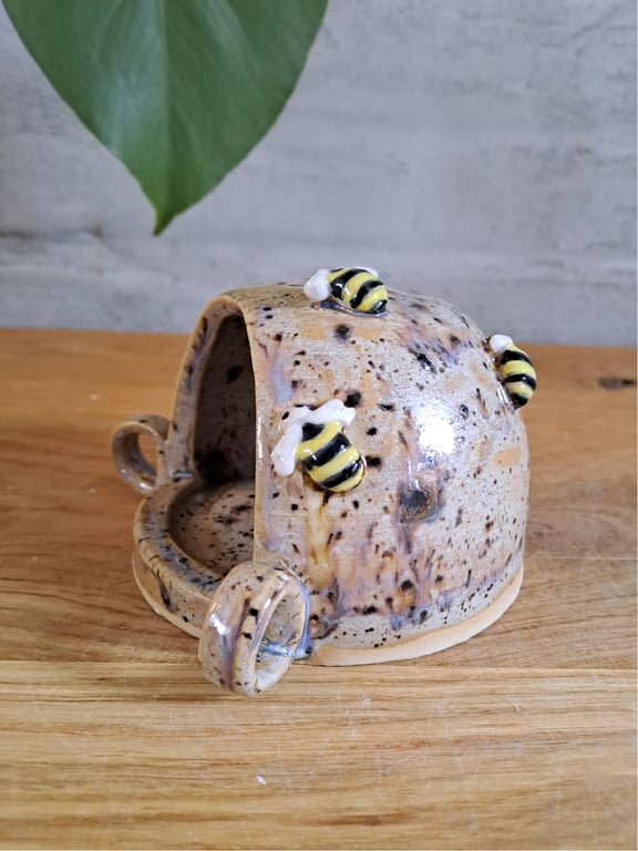 Fugle foderbræt med bier - til at hænge op billede 3