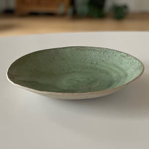 Fad/salatskål, kobbergrøn - ø 25 cm – produktbillede