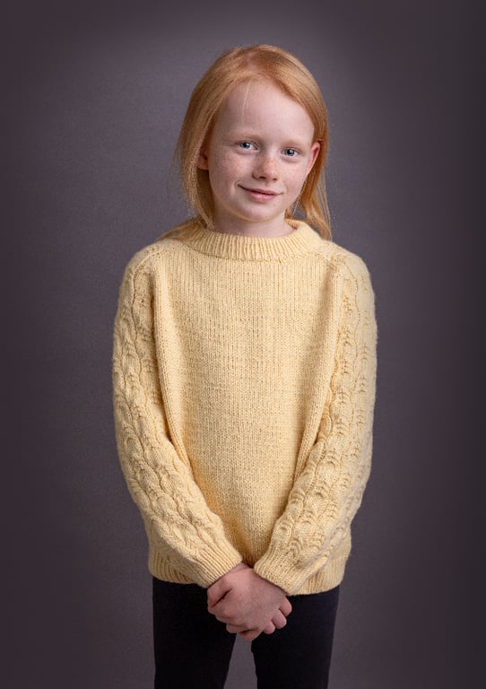Sea Foam Sweater Kids - Strikkeopskrift PDF Dansk billede 4