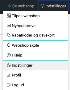 Guide til at forbinde SHUP med Shipmondo