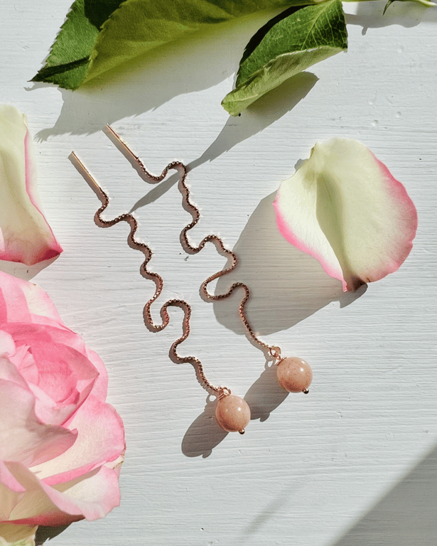 Ørekæder med Solsten