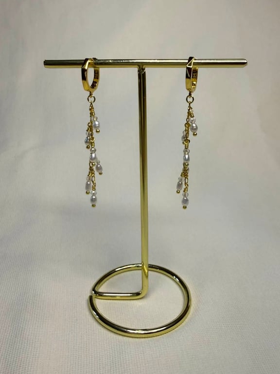 Celine - Øreringe (Forgyldt Sterling Sølv)