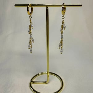 Celine - Øreringe (Forgyldt Sterling Sølv) – produktbillede