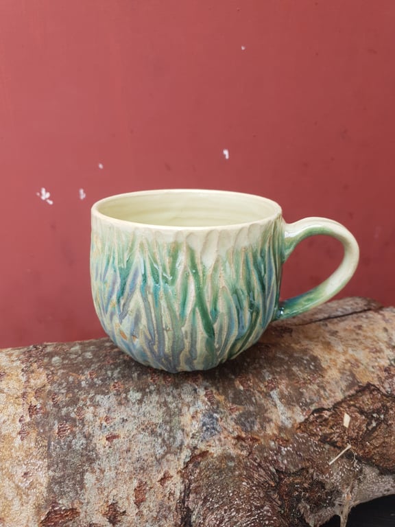 Stor kop med hank (3,5 dl) billede 4