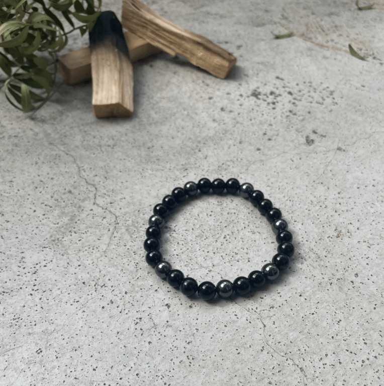 Sort Turmalin med Hæmatit - Kvalitet AA billede 5