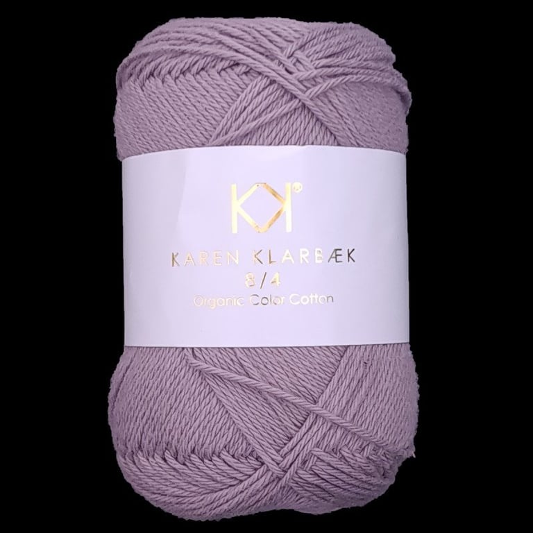 Garn: Karen Klarbæk 8/4 Økologisk bomuldsgarn - (KK) (30)