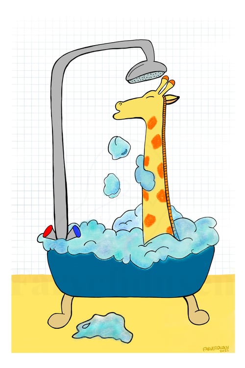 Plakat: Gå Glad I Bad