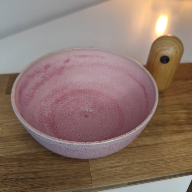 Lyserød skål billede 2