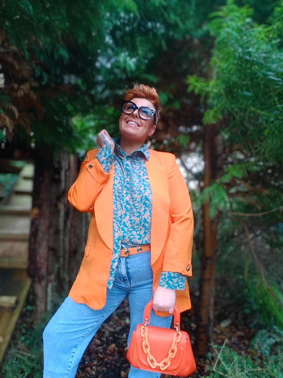 Bennie Blazer Orange  billede 3