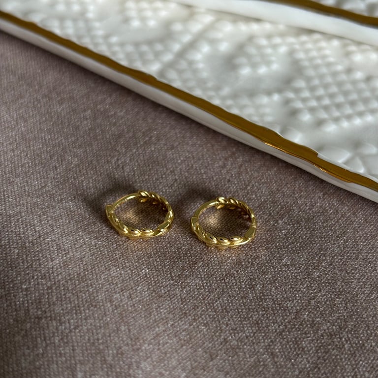 ØRERING CREOL BLADE billede 3