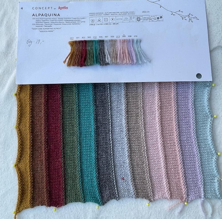 Kit: Babyjumper i alpakka garn - str. 3 og 6 mdr. vælg mellem 15 farver (5)