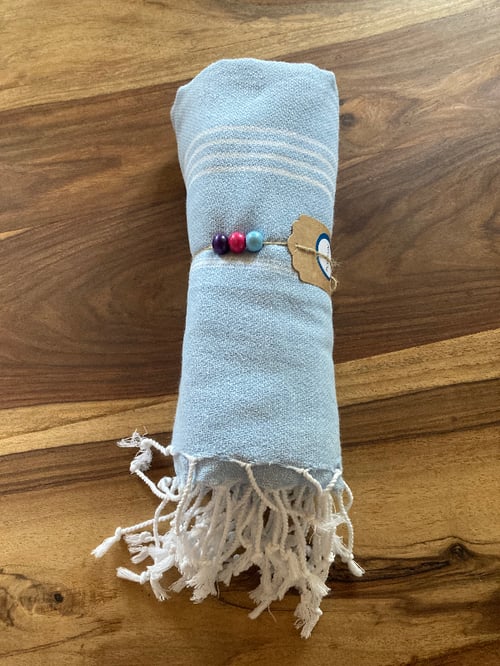 Hammam håndklæde - Lys Blå