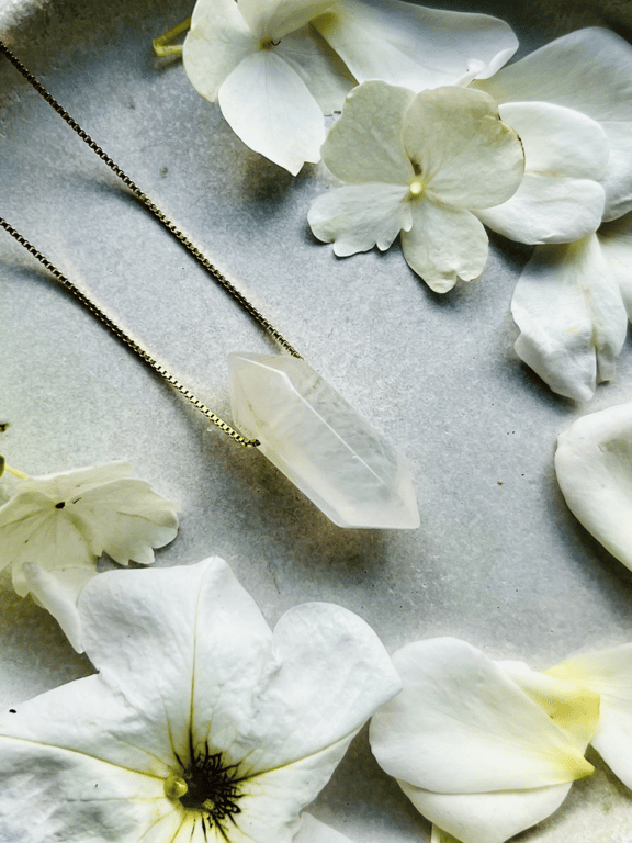 Unika halskæde med Bjergkrystal  billede 2