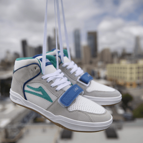 Lakai Telford Mid, White/Gum Suede, Str. 40, 41 & 44 (2)