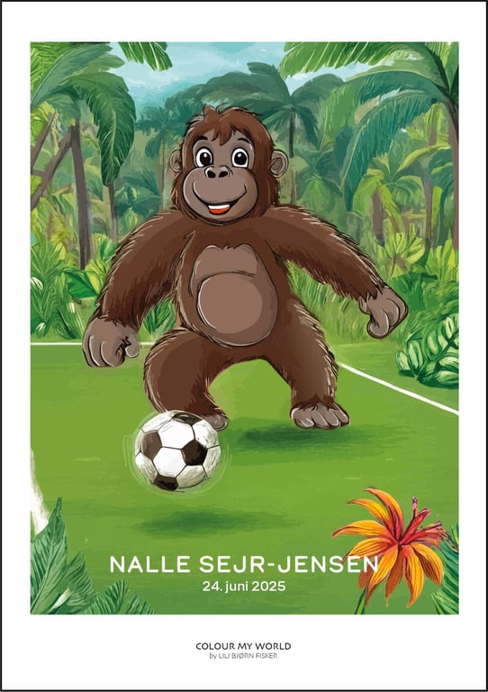 Nalle Fodboldspiller billede 2