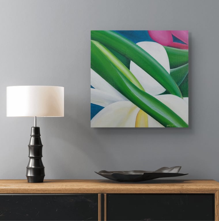 At være beskyttet © 35x35cm