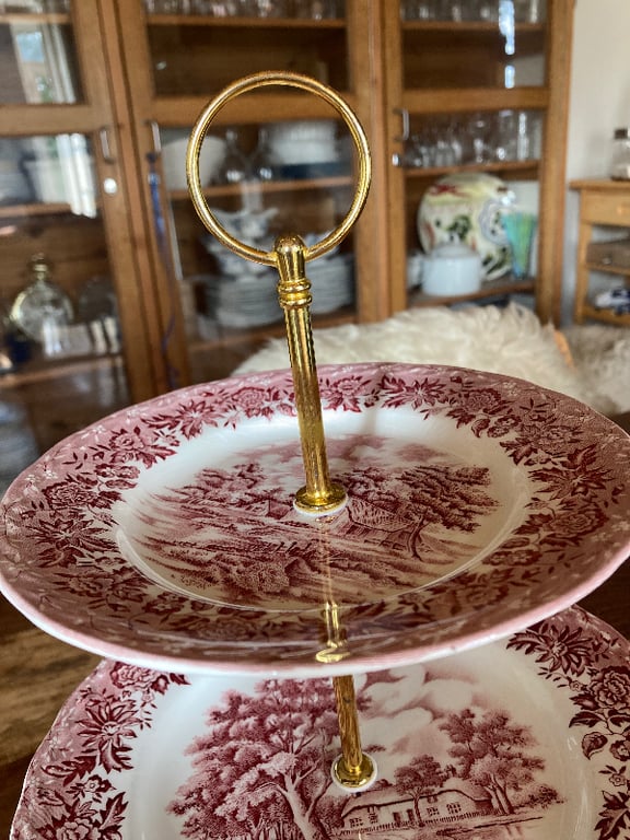 Kageopsats engelsk porcelæn (4)