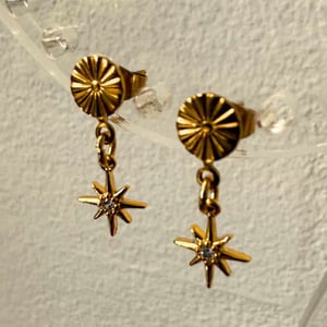 Stjerne øreringe 1 – produktbillede