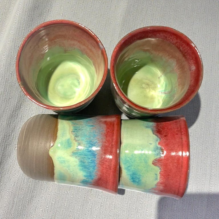 Tropisk – keramik krus i stentøj billede 3