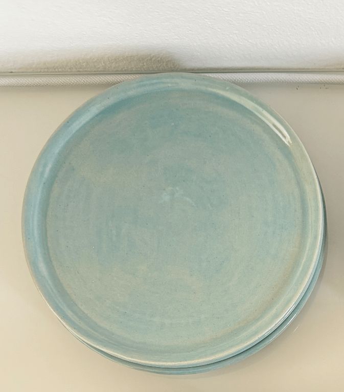 Frokost tallerken lyseblå