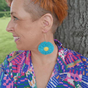 Bella Ørehænger Blå – produktbillede