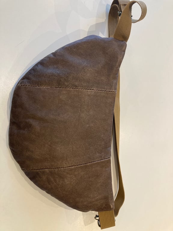 Bumbag i læder lille  billede 2