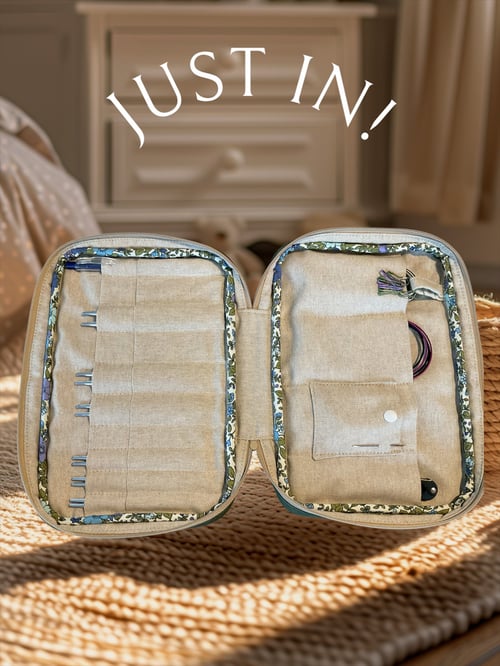 Knit pro strikke etui - sy det selv så det passer til dig. LUKSUS model. (1)