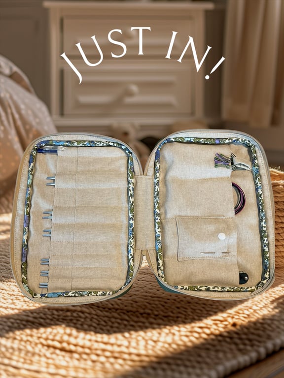 Knit pro strikke etui - sy det selv så det passer til dig. LUKSUS model.