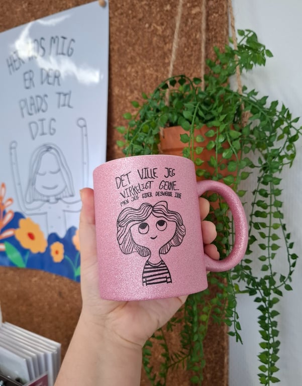 Krus: Det ville jeg virkeligt gerne... men jeg gider desværre ikke Pink Glimmer billede 3