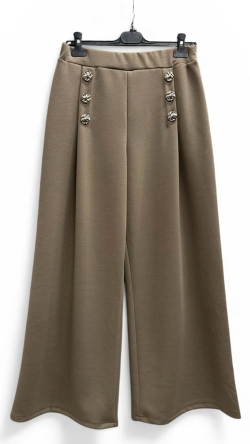 Hannah basic pants, Cappuccino. Onesize 38-48. (2)