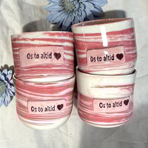 Os to Altid – Valentinskop i porcelæn – produktbillede