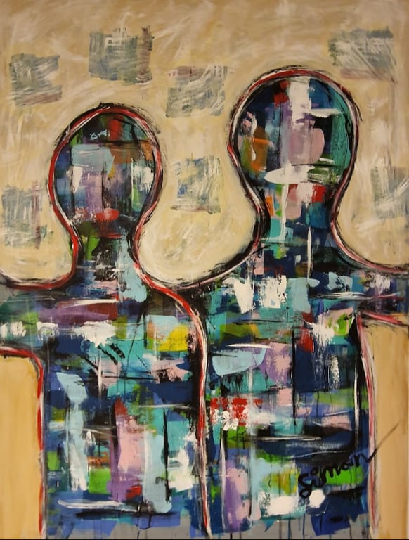 #1188 Maleri 100X130cm  SOLD