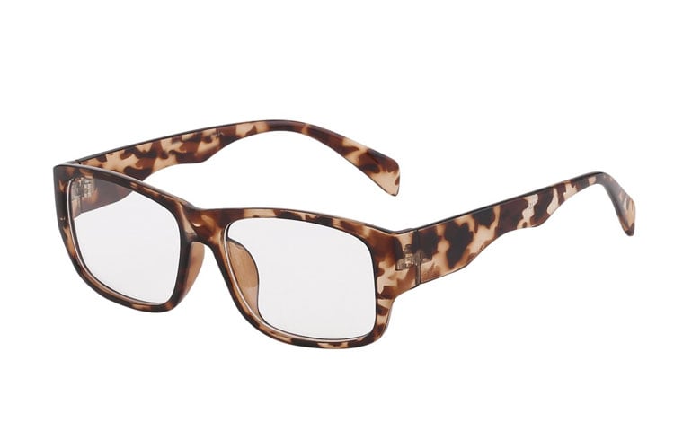 Markante Brille ohne Stärke