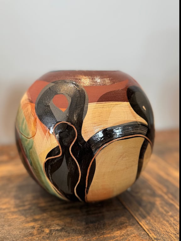 Unika kugle vase  billede 2